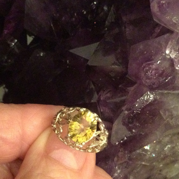 Genuine Golden Citrine Ring - Picture 11 of 15